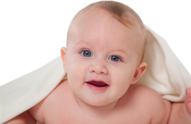 Battaniyenin altında yalan şirin küçük oğlu