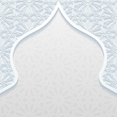 Abstract background with traditional ornament clipart