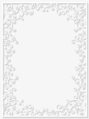 Kağıt çerçeve çiçek