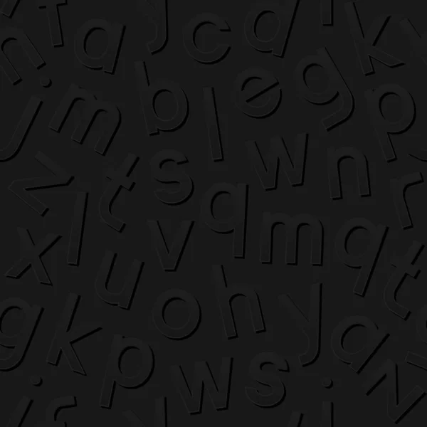 Naadloze patroon met alfabet — Stockvector