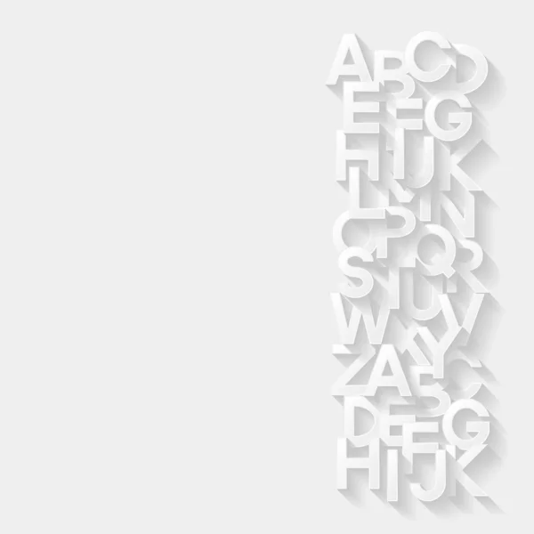 Abstrakt bakgrunn med alfabet – stockvektor