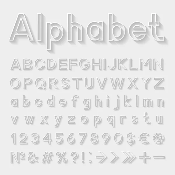 Dekorativní abeceda — Stockový vektor