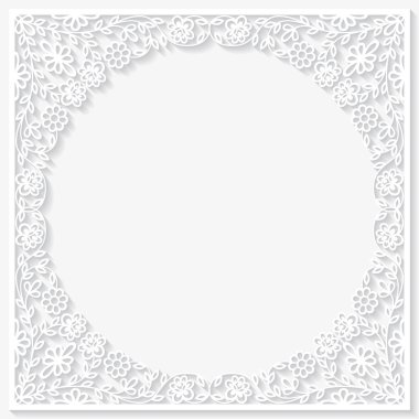 Kağıt çerçeve çiçek