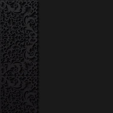 Çiçek desenli soyut arkaplan