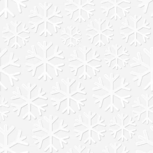 Fondo sin costuras con copos de nieve — Vector de stock