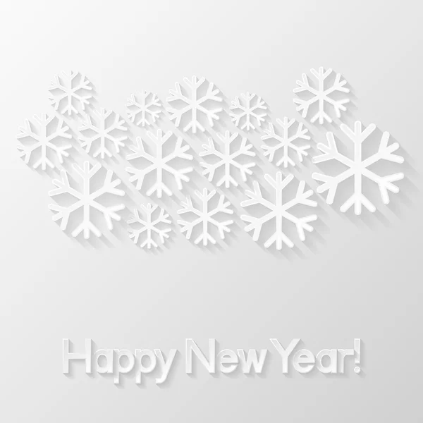 Happy New Year greeting card — Stock Vector
