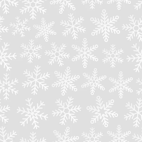 Απρόσκοπτη φόντο με νιφάδες χιονιού — Διανυσματικό Αρχείο