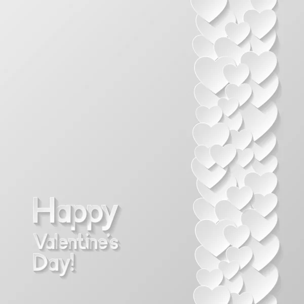 Tarjeta de felicitación día de San Valentín — Vector de stock