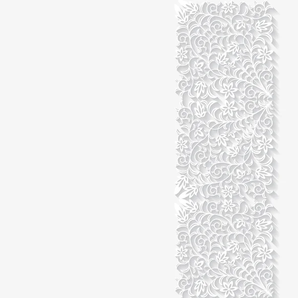 抽象的な紙の花の背景 — ストックベクタ