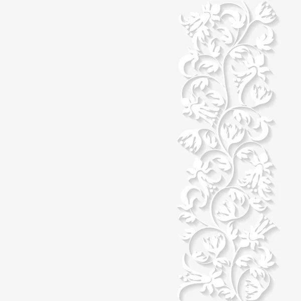 Abstrakt papper floral bakgrund — Stock vektor