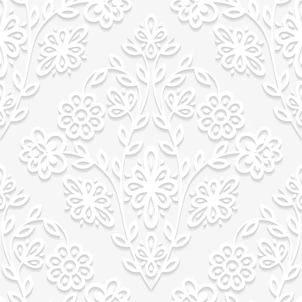 Patrón floral sin costuras — Vector de stock