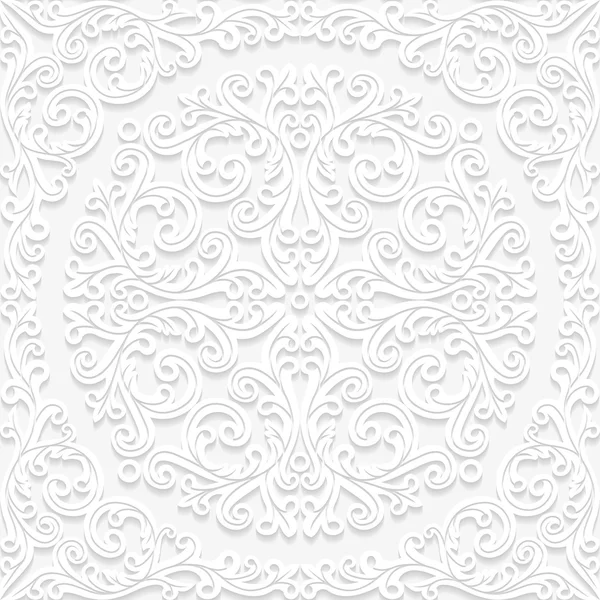 Patrón floral sin costuras — Vector de stock