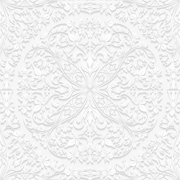 Seamless floral pattern in traditional style — Stock Vector