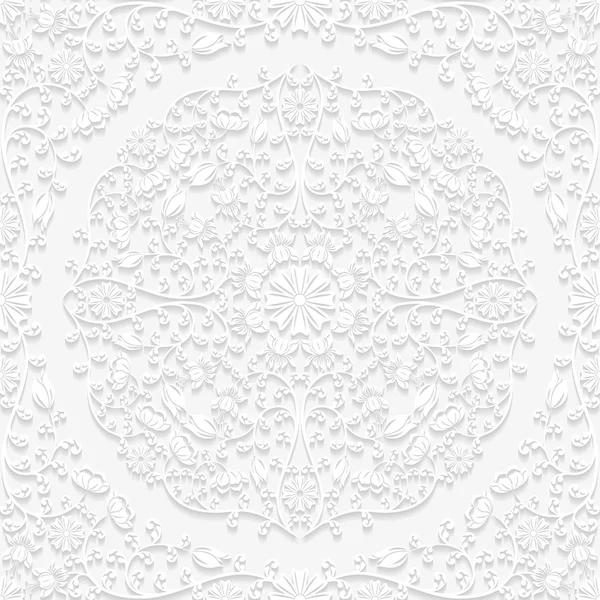 Seamless floral pattern in traditional style — Stock Vector