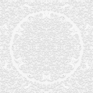 Sorunsuz çiçek desenli, geleneksel tarzda