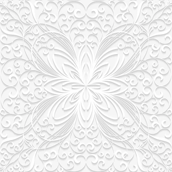 Motif floral sans couture dans un style traditionnel — Image vectorielle
