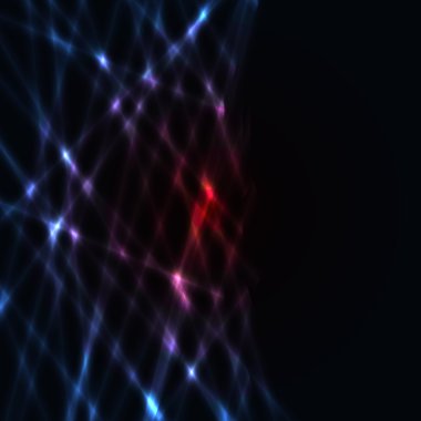 Abstract luminous background. Vector illustration.