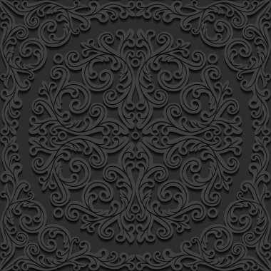 Kusursuz çiçek deseni. Vektör illüstrasyonu.