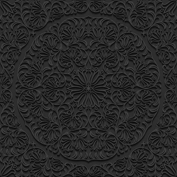 Seamless floral pattern. Vector illustration.