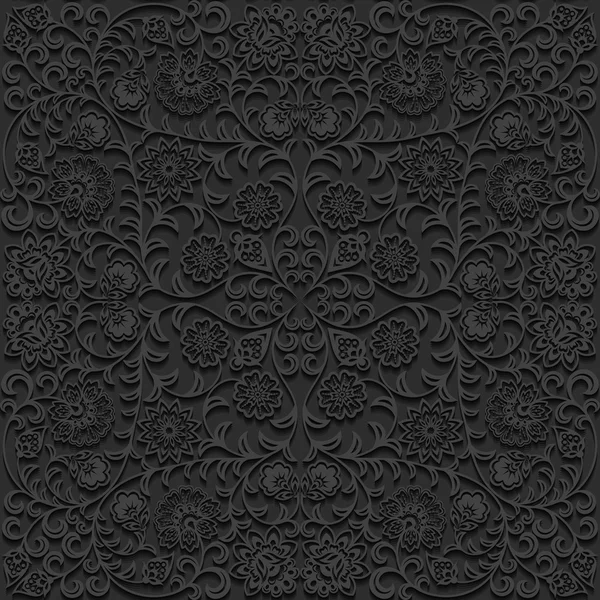 Kusursuz çiçek deseni. Vektör illüstrasyonu.