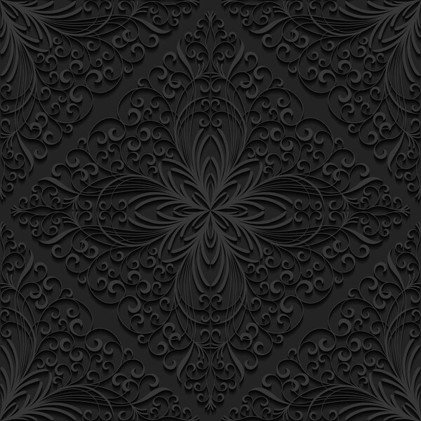 Seamless floral pattern. Vector illustration.