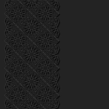 Arka plan ile geleneksel süs. Vektör çizim.