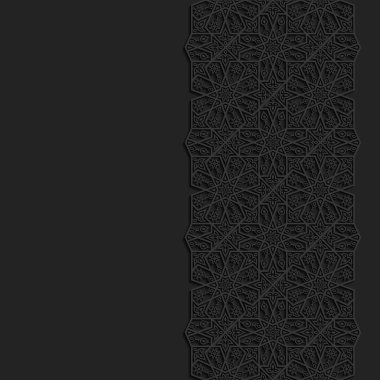 Arka plan ile geleneksel süs. Vektör çizim.