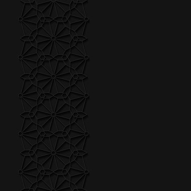 Arka plan ile geleneksel süs. Vektör çizim.