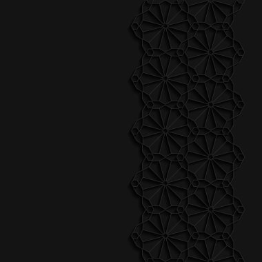 Arka plan ile geleneksel süs. Vektör çizim.