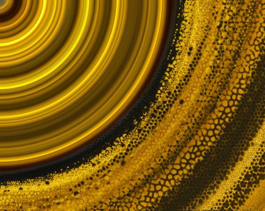 Benzersiz özel efekt soyut bej gezegen oluşturma 