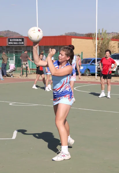 Korfball liga senhoras jogos — Fotografia de Stock