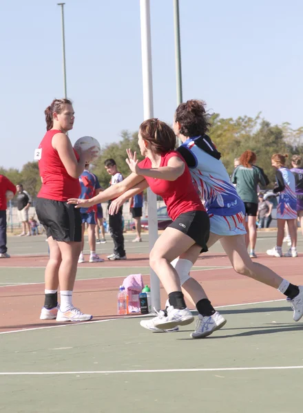 Spiele der Korfball-Bundesliga Damen — Stockfoto