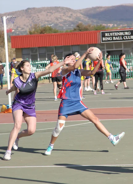 Korfball liga senhoras jogos — Fotografia de Stock