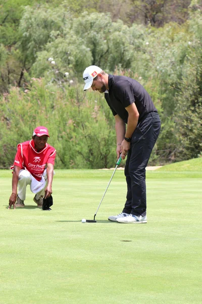 Cantor-compositor e apresentador de TV Brian McFadden focando em h — Fotografia de Stock