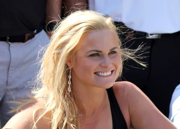 Ladies pro golfer Carly Booth November 2015 in South Africa — 스톡 사진