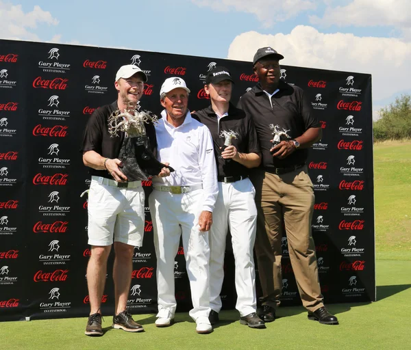 Tournament winning team of Gary Player for second year on Novemb — 图库照片