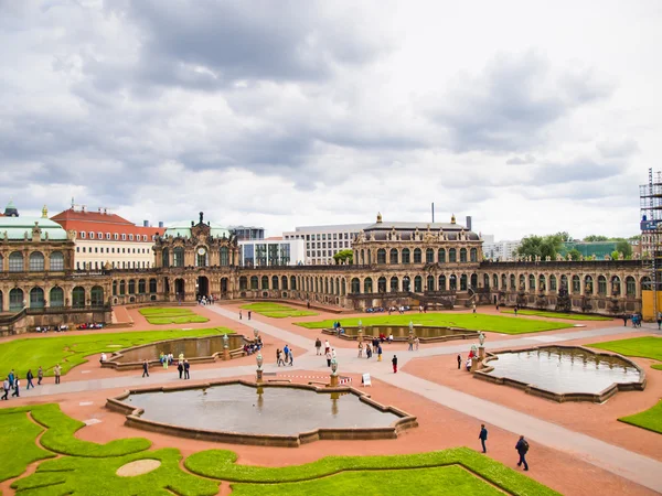 Zwinger - palác v Drážďanech, Německo — Stock fotografie