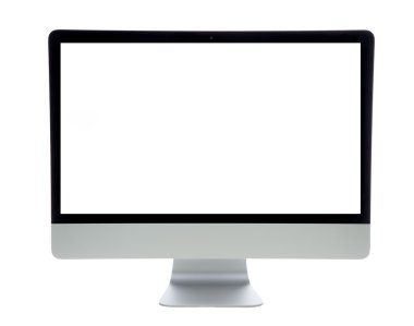 New monitor computer retina display with blank screen 