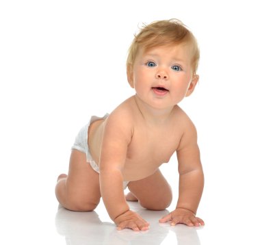 Bebek çocuk bebek kız mutlu C'de arıyorum tarama bebek bezi