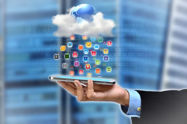 Applicazione cloud — Foto Stock