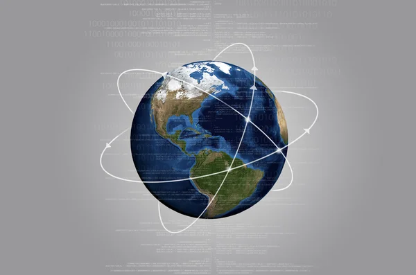 Connessione globale a Internet — Foto Stock