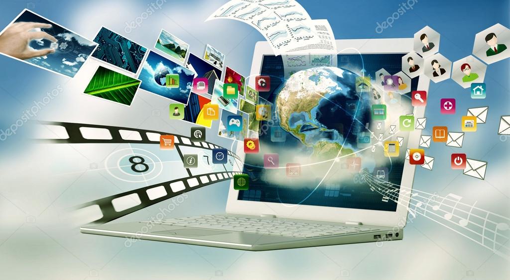 Интерактивное изображение. Иллюстрация демонстрация мультимедиа. Мультимедиа клипарт. Компьютерные информационные технологии. Нетворкинг юмор.