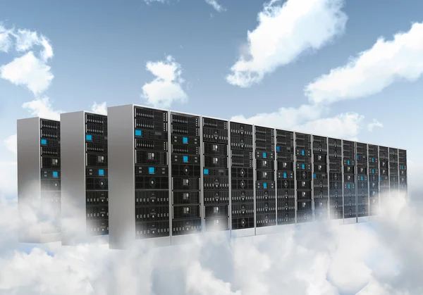 Gabinete del servidor de Internet Cloud — Foto de Stock