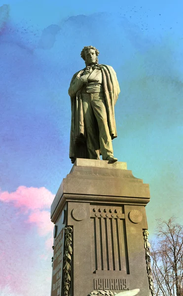 Monument Alexander Pushkin — Stock Photo, Image