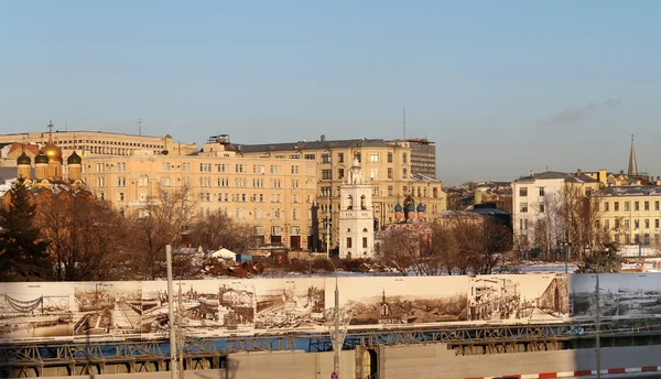 Забудова в Москві — стокове фото