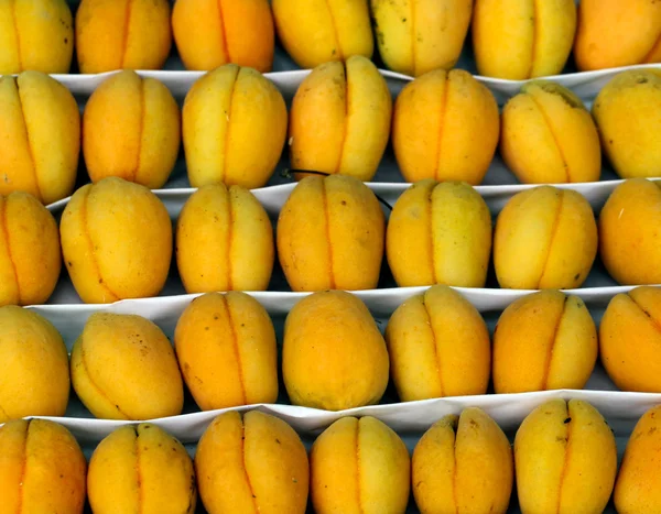 Texture of peaches photographed — Stock Photo, Image