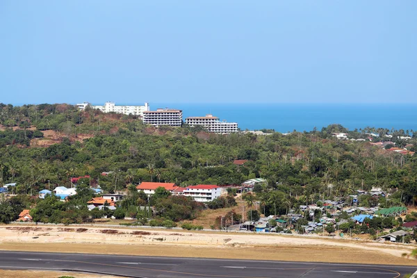 Airport on the island — Stock Photo, Image