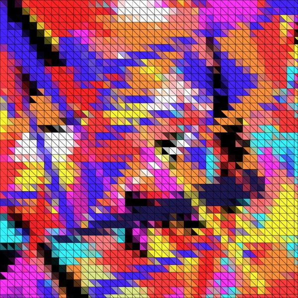 Triângulos multicoloridos — Vetor de Stock