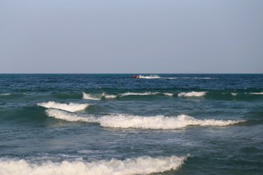 Güzel büyük deniz dalgaları