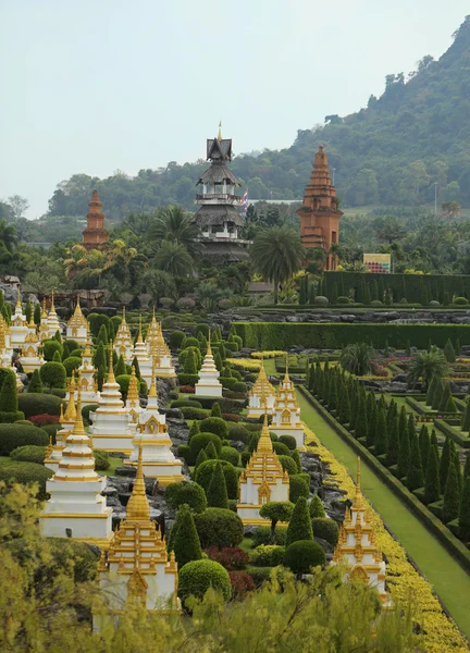 Modellhafter französischer park in thailand — Stockfoto